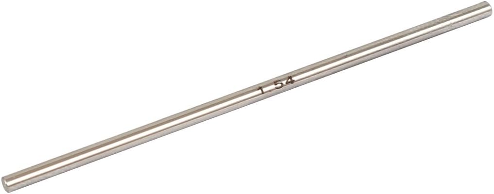 IIVVERR 1.54mm x 50mm Tungsten Carbide Cylinder Measuring Pin Gage Gauge w Storage Box (Medidor de calibre del pasador de medición del cilindro de carburo de tungsteno de 1.54 mm x 50 mm w caja de alm