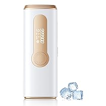 Haarlosy Epilatore Luce Pulsata con Ghiaccio – 3 IN 1 IPL Epilatore Laser per Donna e Uomo, 9 Livelli di Energia Regolabile Adatto a Corpo, Viso, Ascelle, Gambe Sensibili OPI03