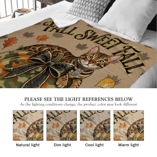 Couverture pelucheuse chat du Bengale haut de gamme 152 x 203 cm - 4