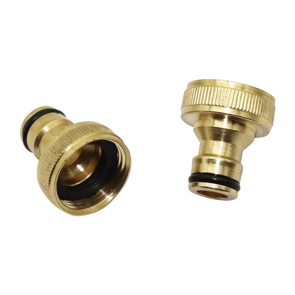 Conectores de manguera LRJSKWZC 3/4 '' Rosca hembra lavado conector estándar de la ametralladora del conector rápido conector de herramientas for la agricultura agua de 20 PC