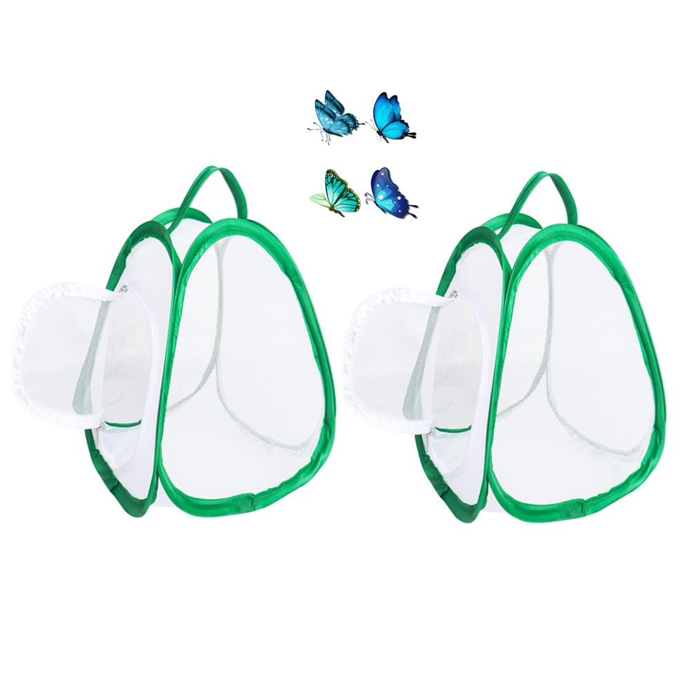 Farfalle Habitat - Gabbia a rete per bambini, 2 pezzi di insetto e farfalla - 2