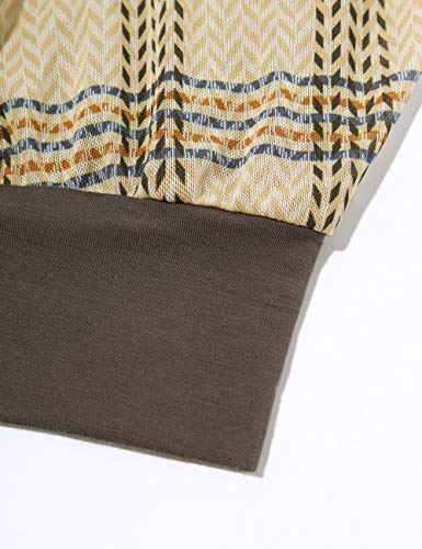 Baishenggt Women's Summer Floral Flutter Short Sleeve Mesh Blouses T-Shirts Xx-Large Apricot Plaid #TOP4