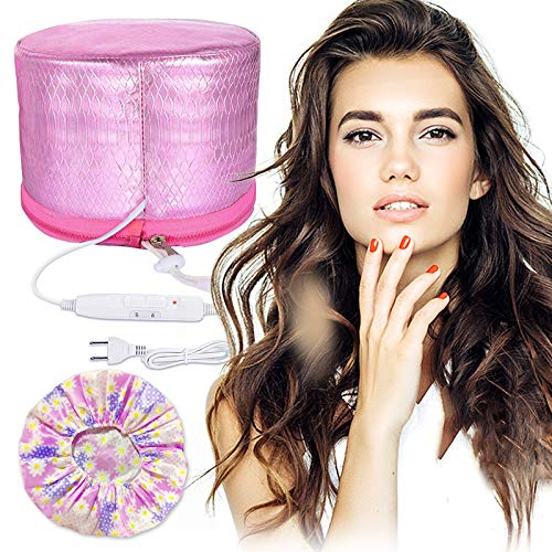 Upgrade Heating Cap For Hair Spa,Electric Hair Cap, Thermal Cap For Home Hair Spa Hair Steamer Cap Beauty Nourishing Hair Care Hat with 2 Level Temperature Control