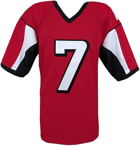 Miniatura 2 de Michael Vick Signed Red T/B Custom Football Jersey