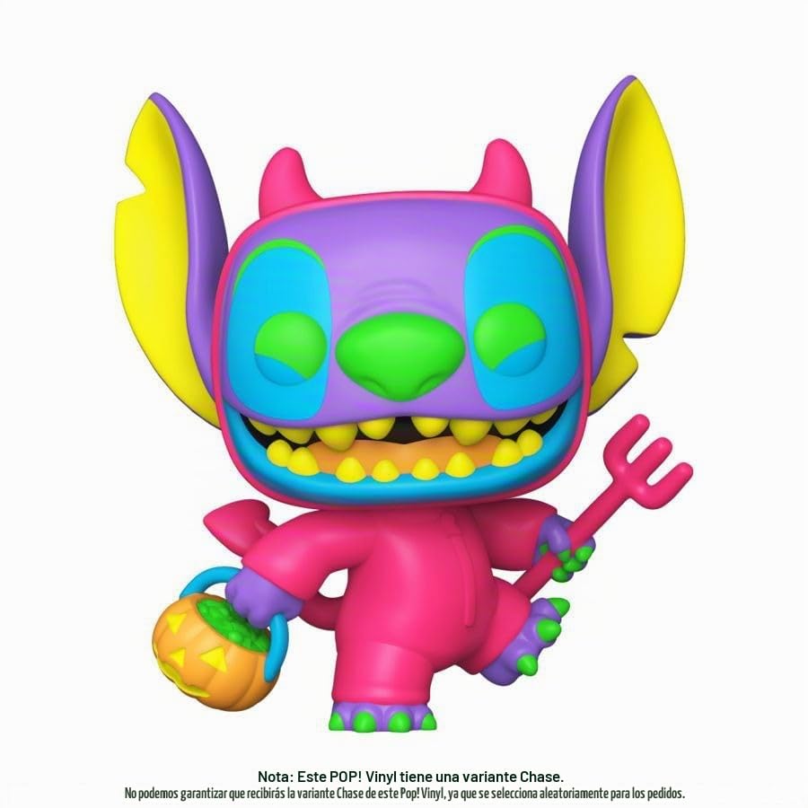 Devilish Stitch Funko Pop aspecto diablillo divertido figura exclusiva Disney 6