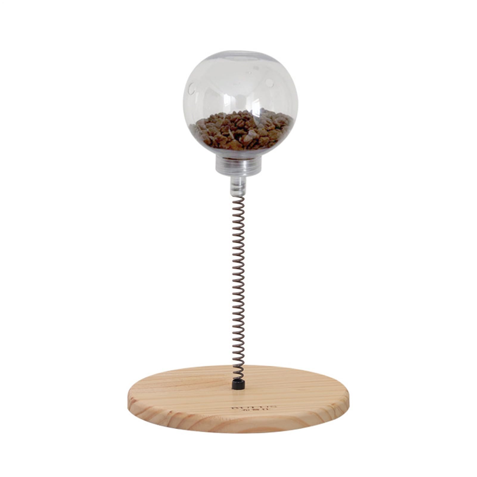 Cat Treat Spring Dispenser | Cat Treat Dispenser Toy Catnip Toy Nips Spring, Kitten Ball Kitty Toys Pet Puzzle Supplies Food Dispensing Birthday Gift Temptation Treats.