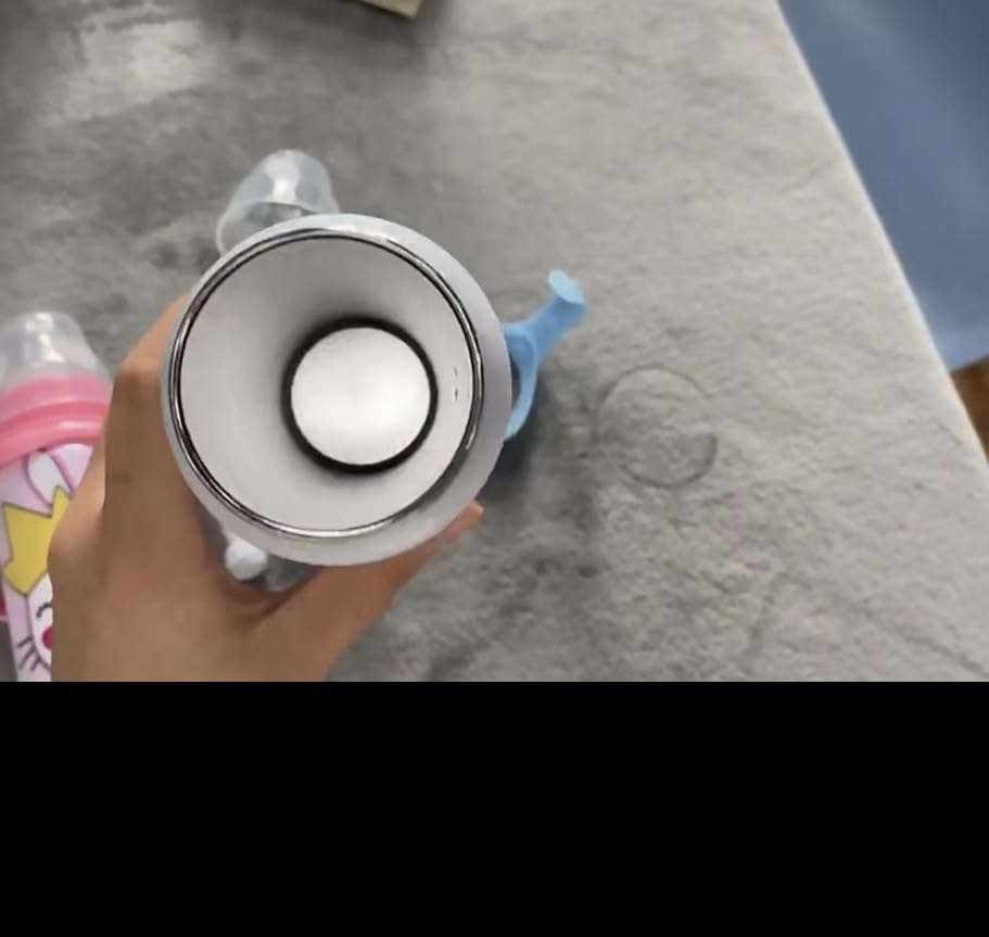 Miniatura 5 de 2-en-1 8oz Doudle Walled Biberón de acero inoxidable (rosa)