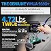 YIHUA 939D+ Digital Soldering Station, 75W Equivalent with Precision Heat Control (392°F to 896°F) and Built-in Transformer. ESD Safe, Lead Free with °C/°F display (Black)