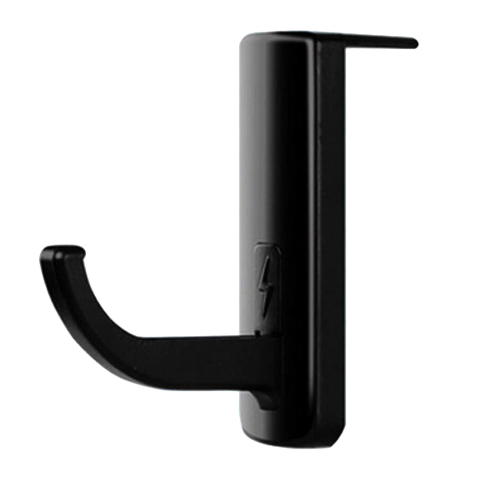 JEYANG Headphone Headset Holder Universal Earphone Monitor Stand Holder Adhesive Headset Hook Hanging Storage Hanger for Home Office Headphone Accessories,Black