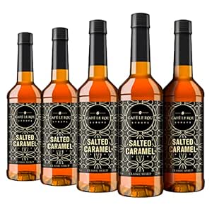 Coffee Syrup Dispenser Café Le Rou Coffee Syrup Variety Pack - Vanilla, French Vanilla, Caramel, Hazelnut (4x25.4oz) Sugar Free Coffee Syrup - View #10