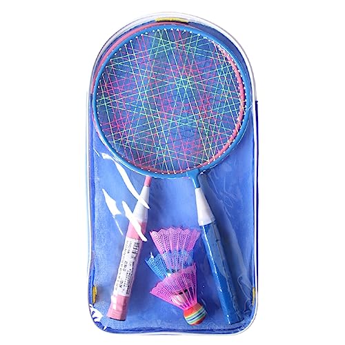 Juego de 2 raquetas de bádminton con bolsa de transporte para niños y niñas, raquetas de bádminton ligeras para principiantes