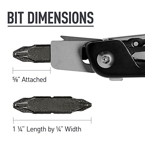 LEATHERMAN, Bit Kit, 21 DoubleEnded Screwdriver Bits for Multitools