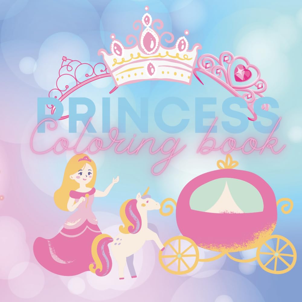 Princess coloring book for kids