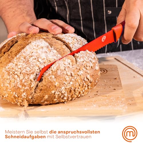 MasterChef Messerblock mit Messer, Messerset mit Block, 6-teilig, Farbig – Ansicht 6