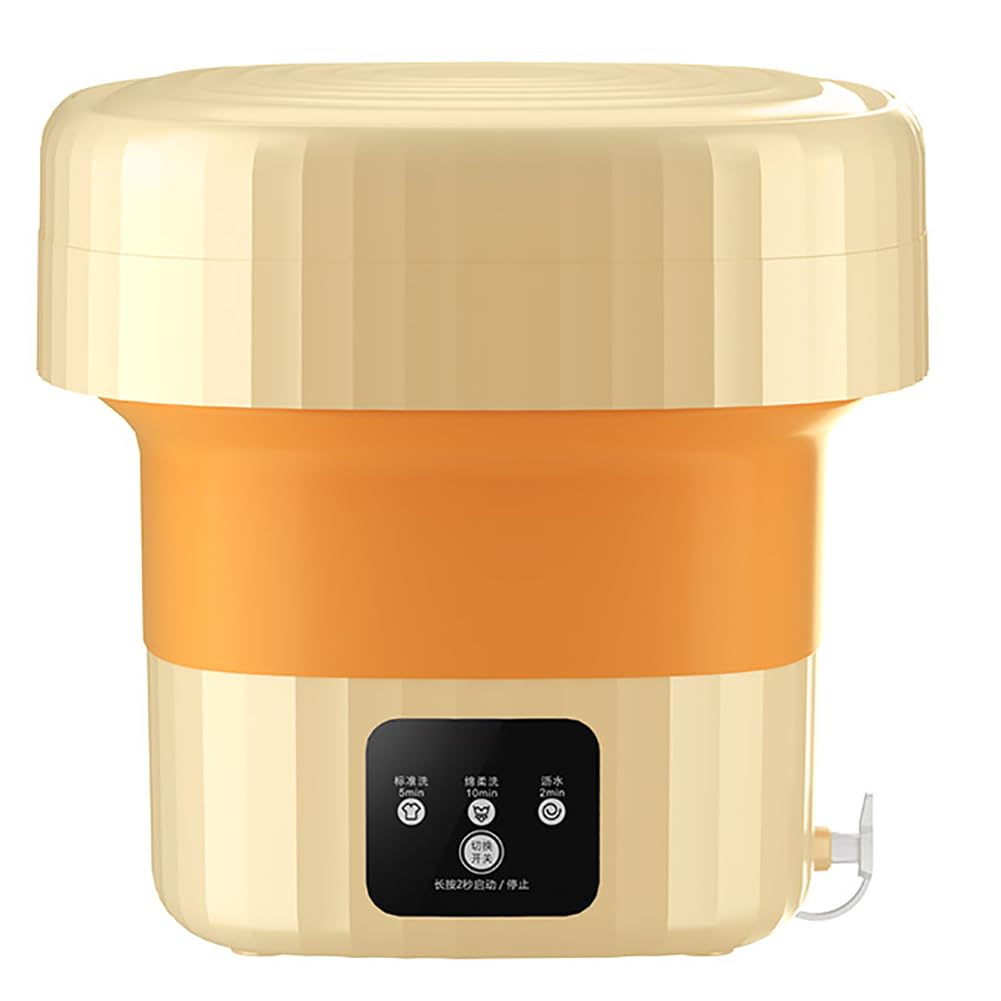 Lave-linge compact pliable contre la corvée du lavage de linge à la main