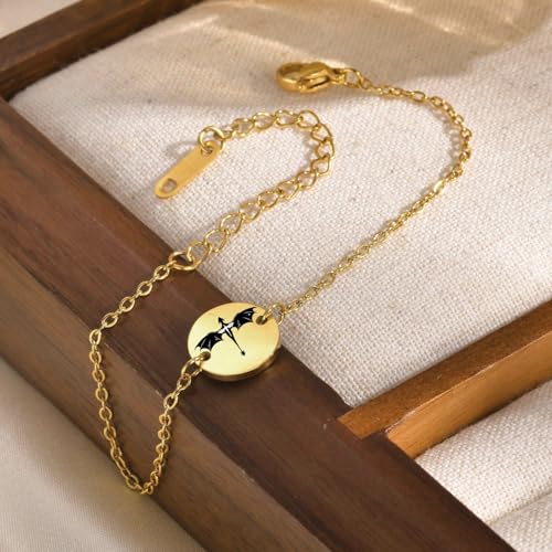 Image of Fourth Wing Merch Bookish Dragon Rider Bracelet Charms Fantasy Book Lover Gifts Dragon Lover Gift Adjustable Bracelet