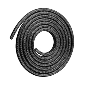 5m Car Door Edge Protector Car Door Edge Guard Rubber Edge Trim U Shape Rubber Seal Protector Car Door Seal Car Door Trim Fit for Most Car (Black)