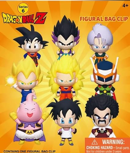 Monogram Ímã de espuma 3D compatível com Dragon Ball Z Figural Bag Clip Series 6-3D Foam Figural Bag