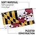 Popfunk Maryland Flag 1-Ply Reusable Face Mask Covering with Adjustable Nose Wire, Unisex