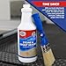 Clean-eez Grout Sealer & Stand-Up Brush Combo: Ultimate Floor Tile & Shower Sealant, Heavy Duty Protection for Kitchen & Bathroom, Safeguard Marble, Ceramic & Granite Surface -32 oz Sealer & Brush Set