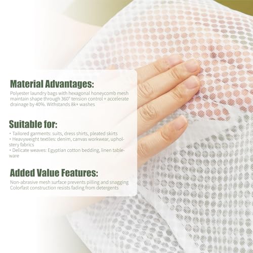 GWT 4Pcs 3D Mesh Laundry Bags