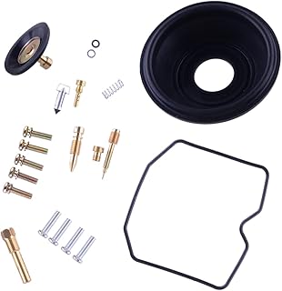 LETAOSK 1 Set Carburetor Repair Kit & Diaphragm & Air Cut Valve Set Parts Compatible for Kawasaki KLR650 KLR 650 1987-2018