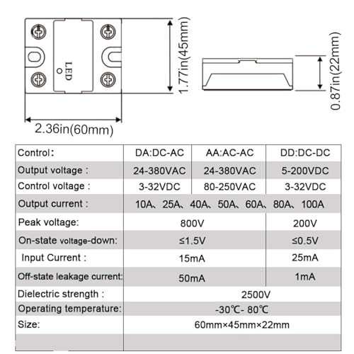 Relais de contrôle SSR 100A pour automatiser l'impression 3D