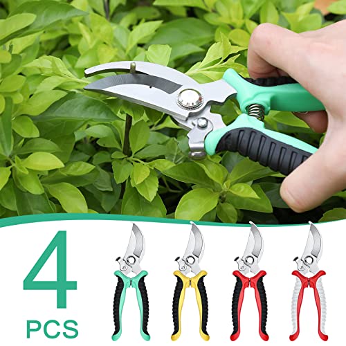 Set de 4 tijeras de podar para jardín Lothee miniatura 4