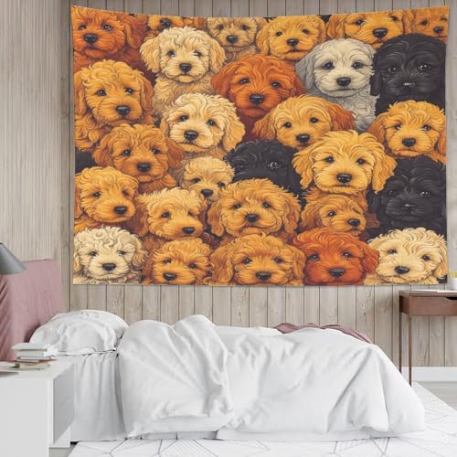 Tapisserie murale effet 3D Le coqapoo grand format 180x230cm pour décoration - 5