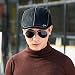 Elwow Gorra para hombre de otoño e invierno de piel sintética frontal...