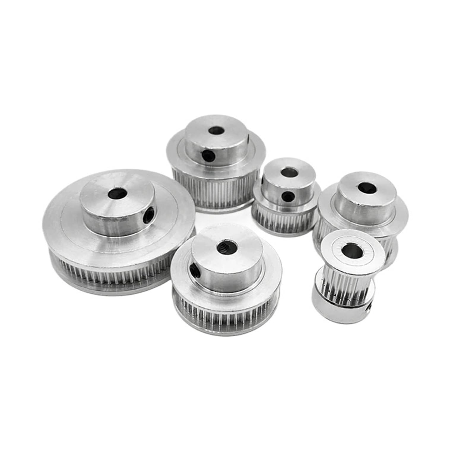 LYF-Timing Belt Pulley 2GT Timing Pulley Belt Width 6mm Bore Diameter 5-12mm 2M 20T 30T 32T 36T 40T 48T 60T 80 Tooth Profile 3D Printer GT2 Pulley,1pcs, Efficient and Stable(6mm,80Teeth)