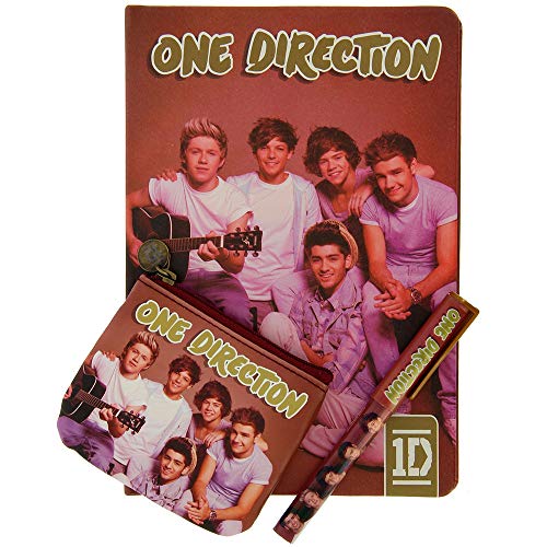 Carnet de notes A5 One Direction stylo et porte-monnaie en coffret de collection