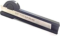 Vista 1 de Lathe Cut off Parting Tool Holder 3/4" Width & HSS Blade 3/32" x 1/2"x 4-1/2'' Machine Tools