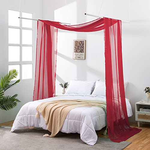 Top 10 Red Canopy For Bed of 2022 Savorysights