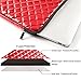 Puffy Laptop Sleeve 11 12 13 13.3 14 15 15.6 inch Case Protective Bag Quilted PU Leather Lined Padded