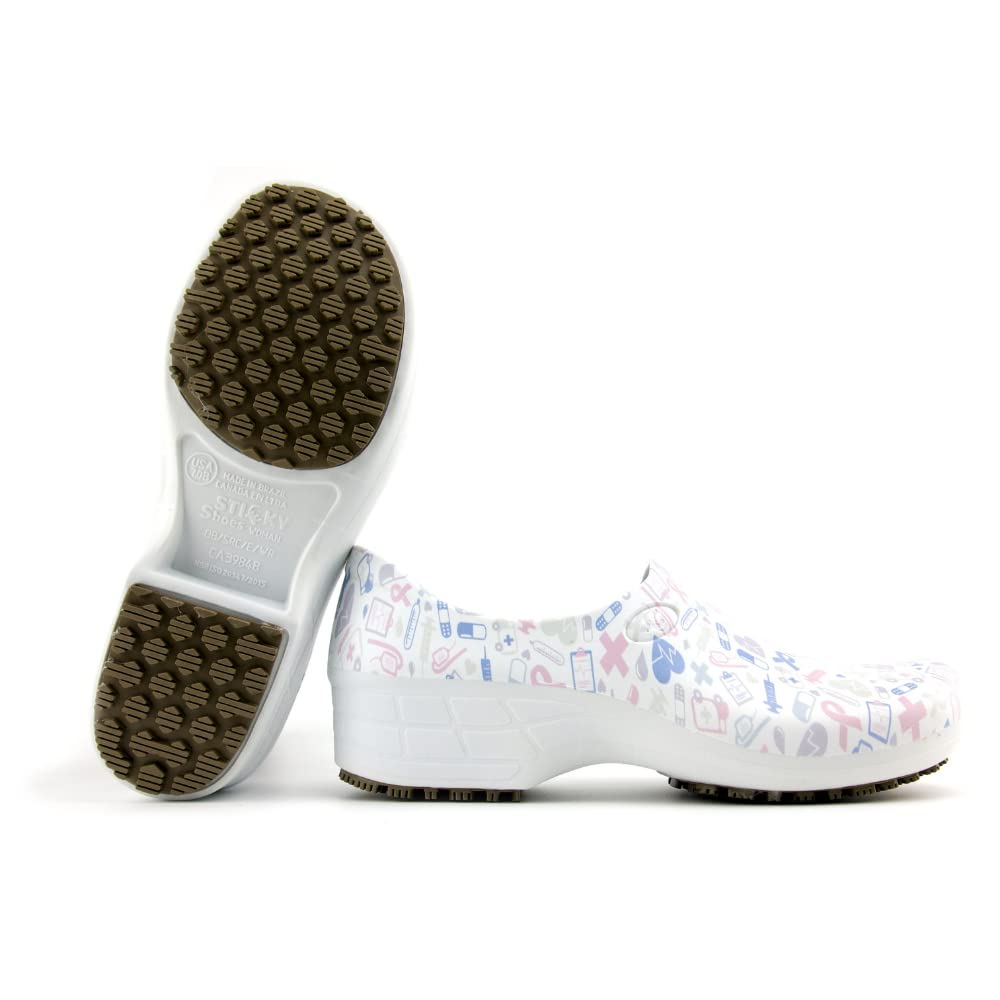 Stickyprinted Colorful Nursing Shoes Professional Shoes For Women