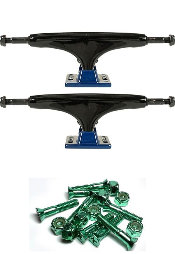 Tensor Trucks Alloy Black/Navy Skateboard Trucks - 5.0