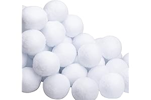 100 Pieces Fake Snowballs for Kids