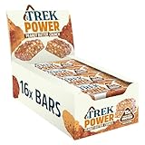 JB's Trek Protein Power Bar Peanut Butter Crunch - Plant Based - Gluten Free - Vegan Snack - 55g X 16 Bars