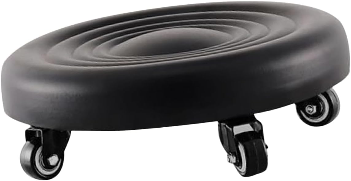 Roller Seat Foot Stool Two Step Stool Height Portable Non-Slip for Adults Boys and Girls