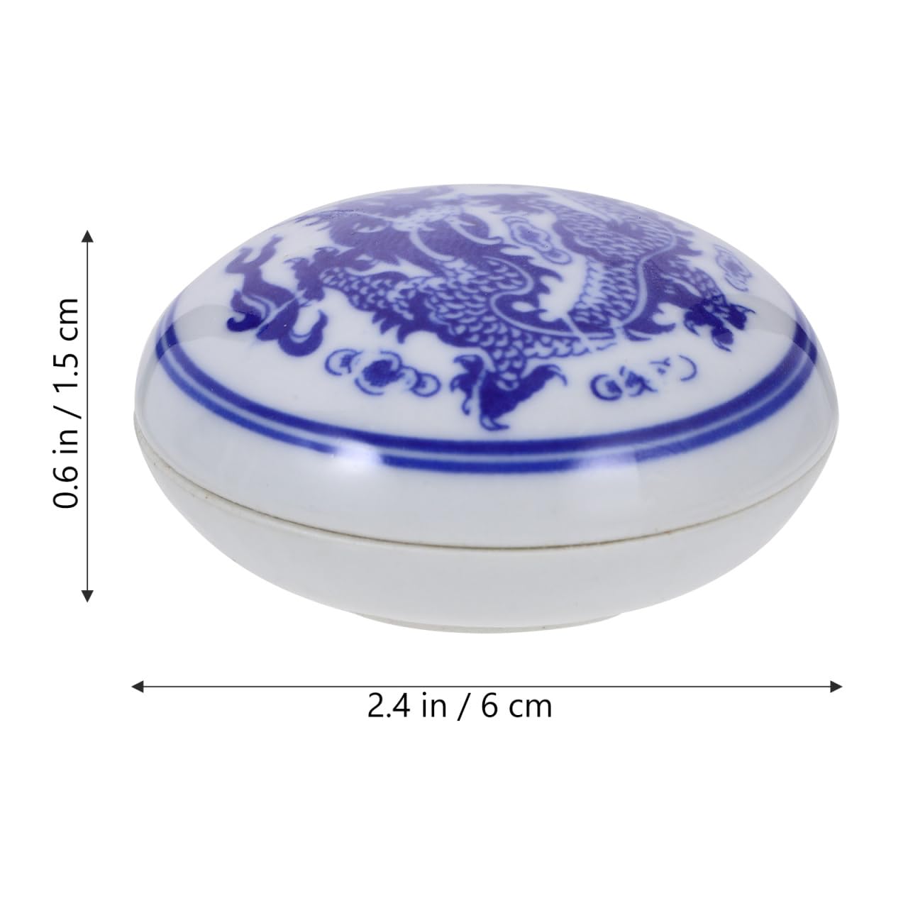 COHEALI Seal Calligraphy - Tampone di inchiostro rosso brillante per pittura cinese, adatto per arte tradizionale e collezionisti di sigilli, 3 pezzi