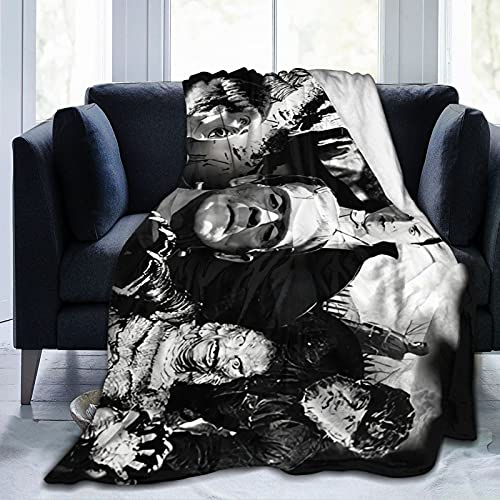 Mioolkt Frankenstein Blanket Throw Blankets Ultra Soft Flannel Lightweight Throws For Couch, Bed thumb #1