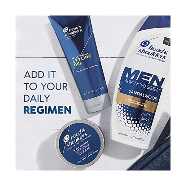 Head-Shoulders-Anti-Dandruff-Styling-Hair-Cream-for-Men-Light-Hold-Matte-Finish-3-Oz Head & Shoulders Anti-Dandruff Styling Hair Cream for Men, Light Hold, Matte Finish, 3 Oz