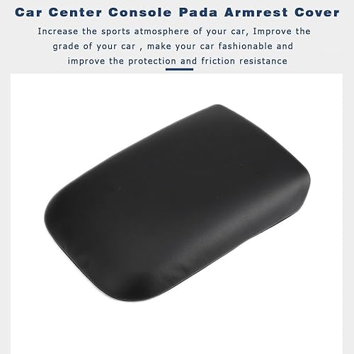 Miniatura 5 de BOYOUS Funda para reposabrazos de consola central, consola de protección completa, accesorios interiores de cuero para Mustang 2005-2009, color negro