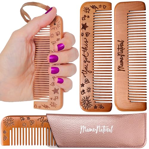 Image of Mama Natural Wooden Labor Comb – Essential Birth & Delivery Support | Ergonomic Wood Comb for Pregnancy, Contractions & Acupressure Relief