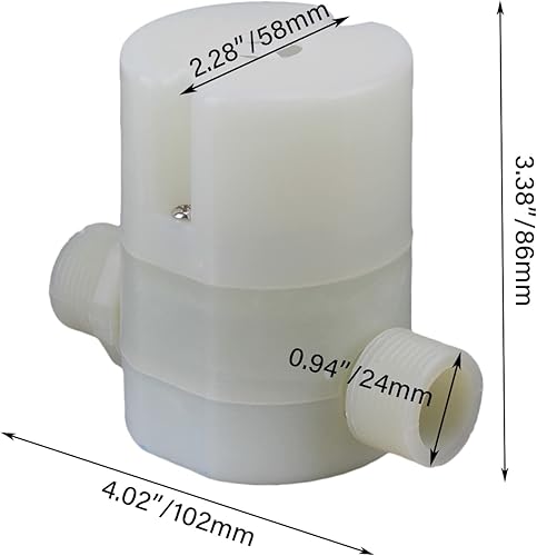 Miniatura 4 de BQLZR Válvula de flotador de agua automática, control de nivel de agua Torre de agua Tanque de agua Válvula de flotador Actualización (34 "),