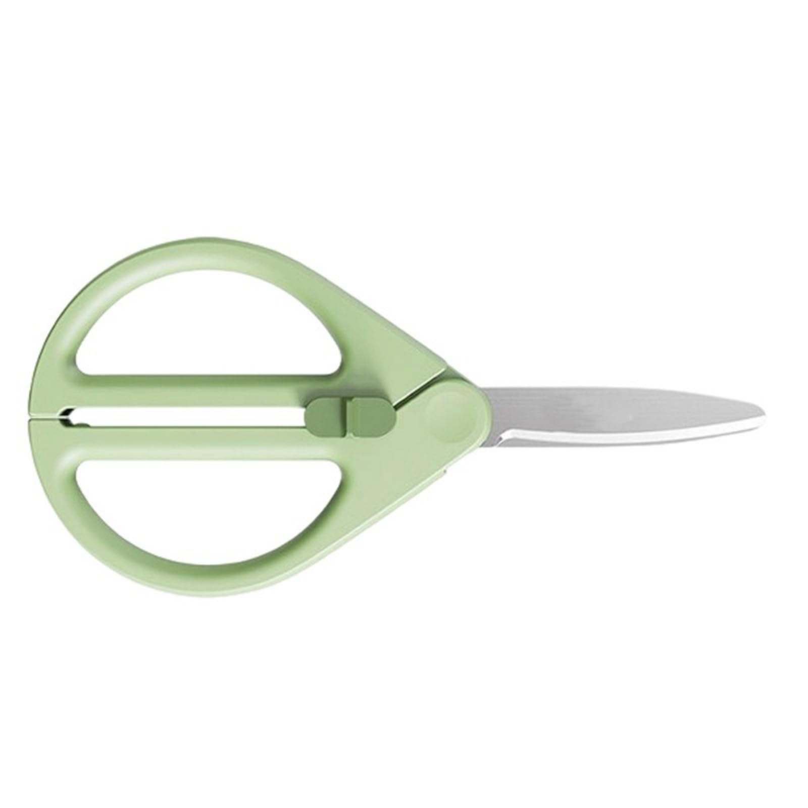 Kaeltsyn Green Artist Paper Cutting Scissors With Retractable Handle For Precises Paper Cutting And Crafting, 3 Color Option Art Craft Scissors
