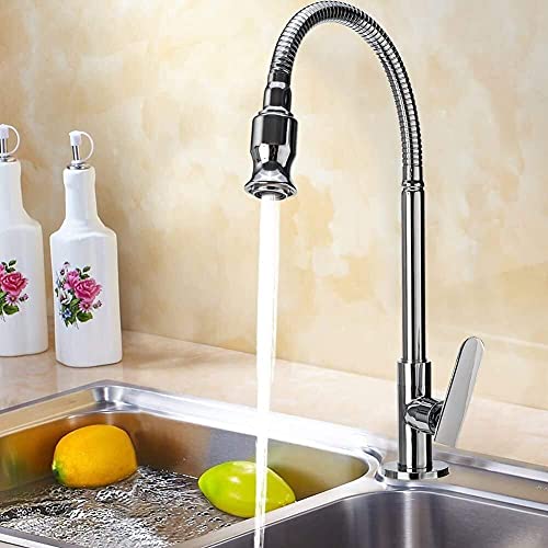 Robinet de cuisine rotatif à 360° avec jet aérateur économie d'eau