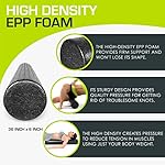 ProsourceFit High Density Foam Rollers Long, Firm Full Body Athletic Massage Tool for Back Stretching, Yoga, Pilates, Post Workout Muscle Recuperation - Image 3