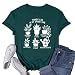 VQD Women's Garden Plant Shirt Gardening Lover T-Shirt Gardener Things I Do in My Spare Time Tee Tops Green
